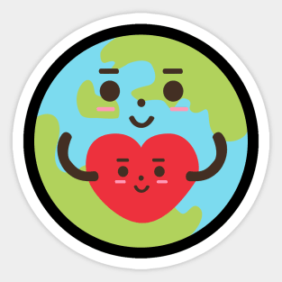 Love the world Sticker